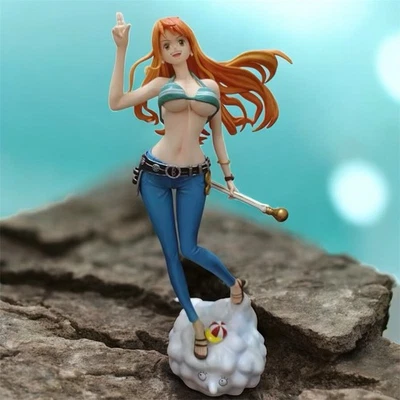 Nami Figure / Statue 22 cm – One Piece – Dynamic Pose – Clima-Tact – Cloud Base - Photo 1/4