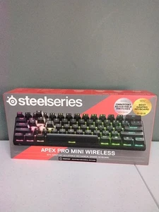 New Steelseries Apex Pro Mini Wireless Adjustable Mechanical Gaming Keyboard - Picture 1 of 5