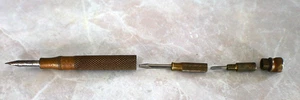 vintage nesting flat head screwdriver 3 in 1 usa made - Picture 1 of 12