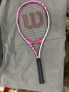 Wilson Triumph Pink/Silver V-Matrix Lightweight Tennis Racket 4 1/8" Grip - Bild 1 von 15