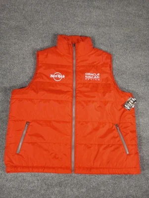 Hard Rock Oracle F1 Red Bull Racing Red Puffer Chaleco Chaqueta 2XL Fan Apparel  Foto 1 de 4
