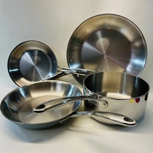 TRAMONTINA Set di pentole e padelle in acciaio inox 4 pezzi - Foto 1 di 17
