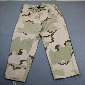 Military ECWCS Pants Mens Medium Short Desert Camo Gore-Tex Cold Weather Nylon - Picture 1 of 16