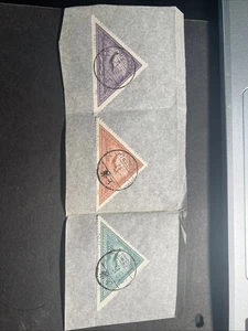 PRC 1951 PICASSO DOVE C10 ORIGINAL set (Scott 108-110 ) VF, Nice Cancel - Picture 1 of 1