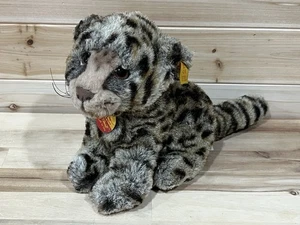 Vintage Steiff Stuffed 10” Molly Babygepard Leopard + Ear Button & Hanger Tag - Picture 1 of 8