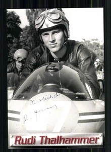 Rudi Thalhammer Autogrammkarte Originial Signiert Motorsport + A 247646 - Imagen 1 de 2