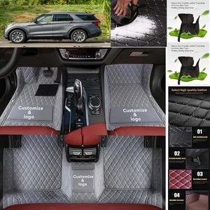 For Ford Explorer Car Floor Mats Luxury Waterproof Pads Liner Auto Rug - Imagen 1 de 42