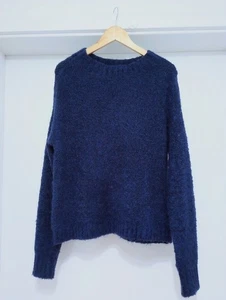 Langarm Pullover C&A Pulli XS 34 blau dunkelblau - Bild 1 von 2