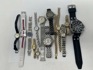 Watch Lot Repair Swiss Legend Bulova Invicta Helbros Timex Caravelle Vintage - Picture 1 of 11