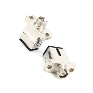 50x Glasfaser-Koppler SC‑FC/UPC Metallstecker-Adapter - Afbeelding 1 van 22