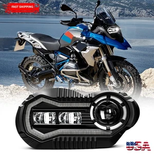 EMARK 120W LED Headlight W/DRL For BMW R1200GS 2004-12 R1200GS Adventure 2005-13 - Picture 1 of 16