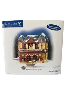 Department 56 Snow Village - RICHARDSONIAN ROMANESQUE HOUSE - Picture 1 of 16