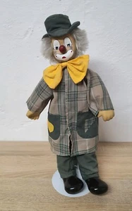 Künstlerpuppe Porzellanpuppe Clown 38 cm Star Collection Sammler Rarität Vintage - Bild 1 von 7