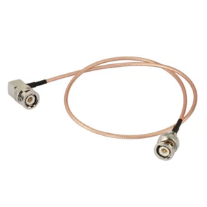 BNC male right angle to straight connector RF Pigtail RG316 Coax Cable 4"~120" - Picture 1 of 6