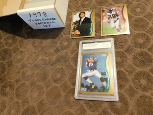1998 TOPPS CHROME FOOTBALL SET WITH PAYTON MANNING GRADED 9.5 CARD - Bild 1 von 12
