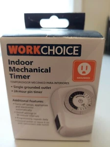 ARBEITSWAHL INNEN GEERDETER MECHANISCHER TIMER 24 Stunden Pin Timer - Bild 1 von 2