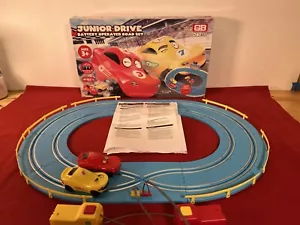 GB Junior Drive Battery Operated Slot Car Road Race Set -Tested & Works -Ages 3+ - Picture 1 of 16