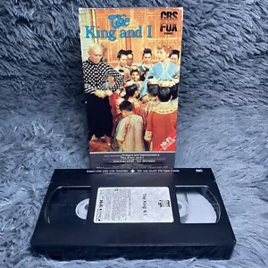 The King and I VHS Tape 1984 CBS Fox Video Mono Release Classic Movie Film - Picture 1 of 9