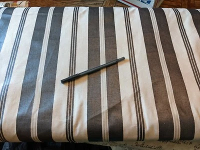 P/Kaufmann Beam of Light Chintz brown Stripes Fabric by the yard stock P - Image 1 of 2