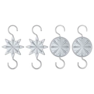 Hallmark QSB6192 Miniature Star Metal Ornament Hooks, (Pack of 4) - Picture 1 of 4