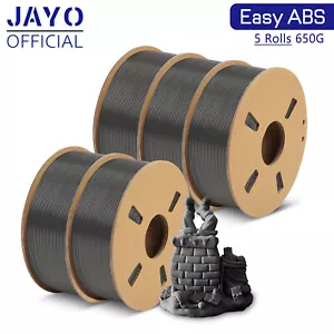 JAYO 5 Rolls 650G EASY ABS Gray 3D Printer Filament 1.75mm Strong Adhesion 225℃ - Picture 1 of 8
