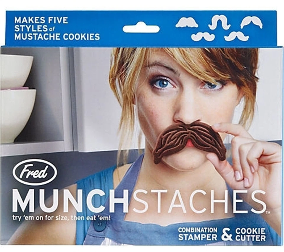Munchstaches SCHNURRBART Keks Ausstechförmchen - Bild 1 von 1