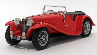 Lansdowne Modelos Escala 1/43 LDM63A - 1938 AC 16/80 Sports Roadster Abierto - Rojo Foto 1 de 4