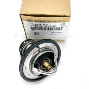 Engine Coolant Thermostat 25500-3C150 For 15-18 Kia Sedona Hyundai Santa Fe 3.3L - Picture 1 of 7