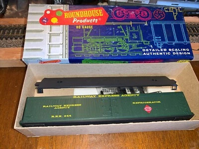 Roundhouse escala HO Lit#3610 R.E.A. Frigorífico Express 50'. NOS Foto 1 de 3