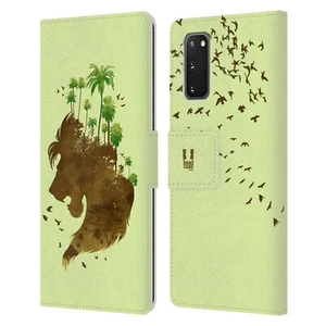HEAD CASE DESIGNS WILDLIFE SILHOUETTE LEATHER BOOK CASE FOR SAMSUNG PHONES 2 - Picture 1 of 11