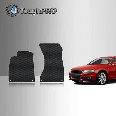 Alfombrillas delanteras ToughPRO negras para Audi A4 All Weather Custom Fit 2017-2025 Foto 1 de 4