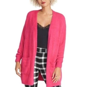 Appleseed’s Womens Cardigan Sweater Size 2X Linen Cotton Pink - Picture 1 of 8
