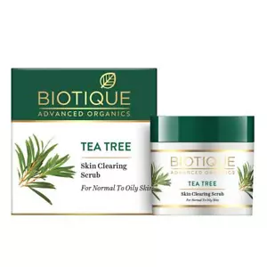 Scrub Viso Biotique Tea Tree Per Pelle Normale a Grassa 50g - Foto 1 di 8