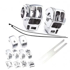 Bikers Choice Chrome Switch Housing and Cap Kit - Bild 1 von 1