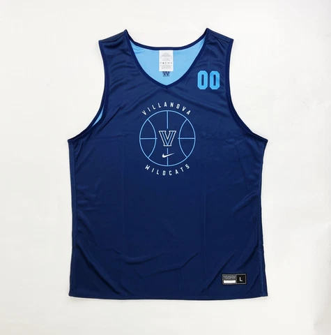 Nike Villanova Wildcats Reversible Bucket Basketball Jersey Men's L Blue DN5420 Cover