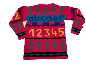 Vintage 80s Brisbane Express ABC Sweater Youth Medium 10-12 Women’s XXS - Picture 1 of 6