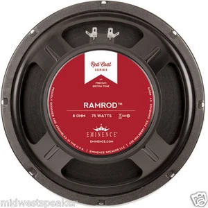 Altavoz de guitarra Eminence RAMROD 10" Redcoat 8 ohmios 75 vatios - ¡ENVÍO GRATUITO A EE. UU.! - Imagen 1 de 2