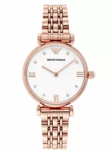 ARMANI WOMENS WATCH AR11267 ROSE GOLD - CERTIFICATE - WARRANTY - RRP 279.00 - Picture 1 of 2