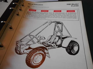 Honda Odyssey FL250 1981 Factory Owners Set Up Instructions - Picture 1 of 4
