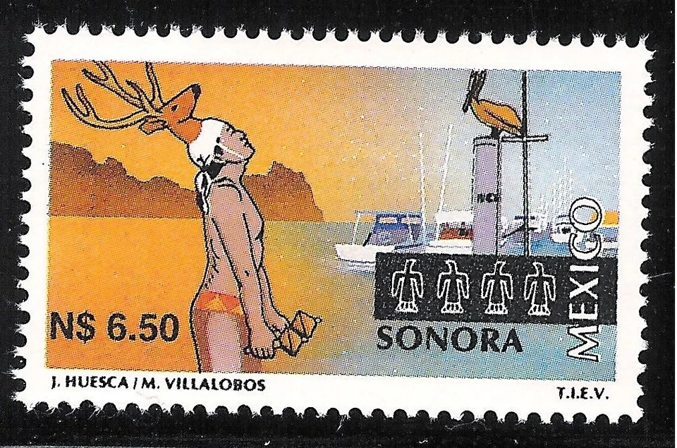 pt030 Мексика Turistico MNH бумаги 2 Sc #1805 Mc #2497 Et #mt030 - Изображение 1 из 1