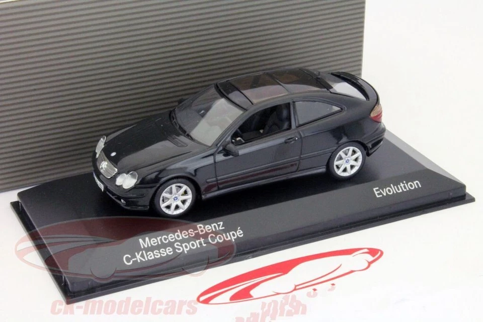 Mercedes-Benz C-Klasse Sport  Coupe Black 2006 Minichamps [B6 696 1918] - Image 1 of 4