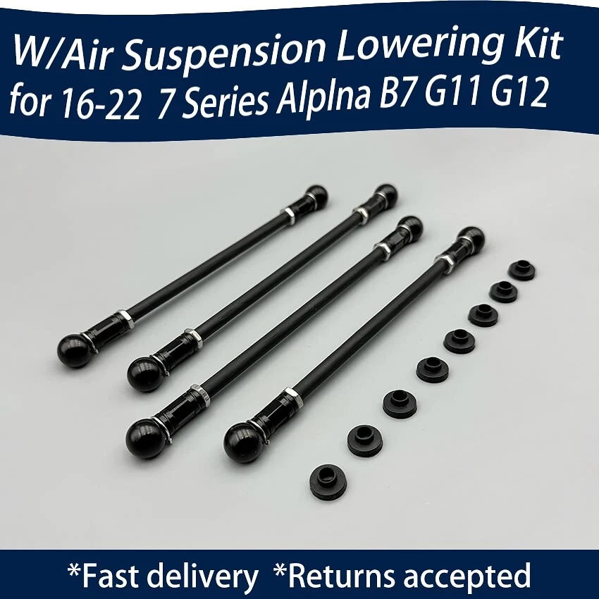 💥for BMW 7 SERIES Alpina B7 G11 G12 AIR SUSPENSION LOWERING KIT LINKAGES LINKS Foto 1 de 4