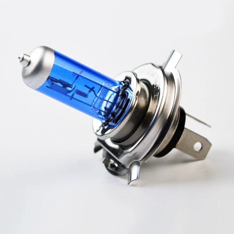 H4 100W / 90W 5000k 24V Xenon White High/Low Beam Truck Headlight Globes Bulbs - Image 1 of 4