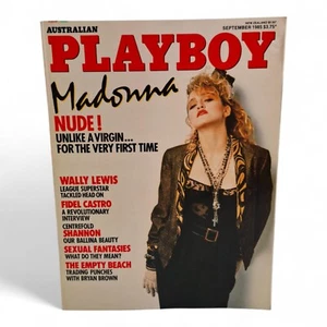 Australian Playboy Magazine September 1985 Madonna EXCELLENT - Picture 1 of 7