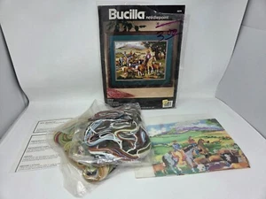 Needlepoint Bucilla, Roundup 16x12 4676 - Picture 1 of 5