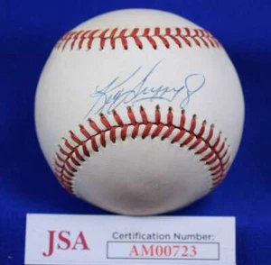 Ken Griffey Jr JSA COA Autograph American League Signed Baseball 3 - Picture 1 of 2