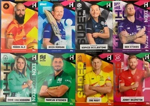 TOPPS THE HUNDRED 100 2022 - ON DEMAND SET Cricket cards pick choose - Picture 1 of 43