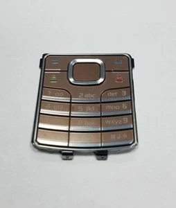 Nowa Oryginalna Oryginalna Nokia 6500c 6500 Klasyczna Klawiatura Klawiatura Brąz - Zdjęcie 1 z 1