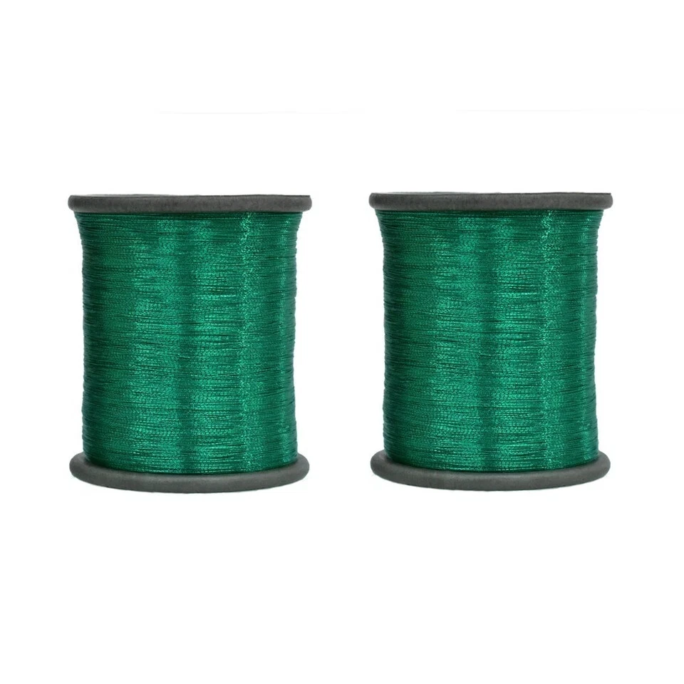 Metallic Zari Thread For Embroidery Sewing & Jewelry Making 0.1 MM Pack of 2 - Image 1 of 1