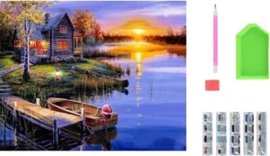 HIGHROCK 5D Diamond Painting Kit, Gem Art and Craft Puzzle, Adults Paint with Di - Picture 1 of 4